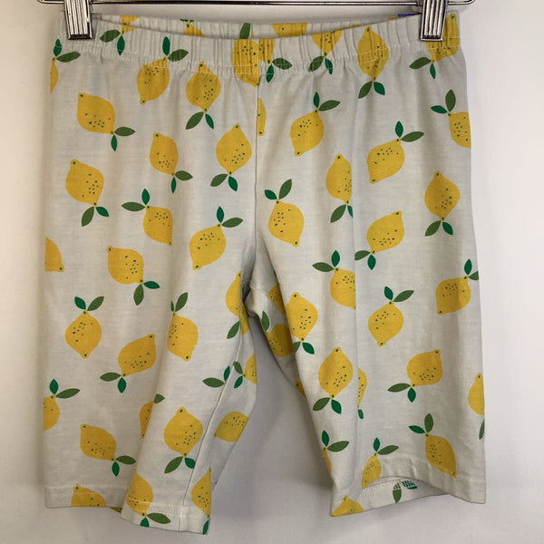 Size 12 (150): Hanna Andersson Light Grey Lemons Cartwheel Shorts