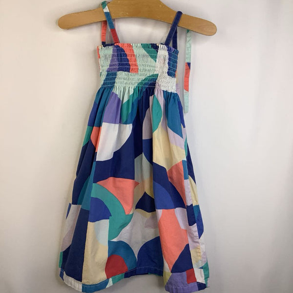 Size 3: Tea Collection Colorful Shape Tank Dress