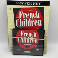 French For Children Primer A 3pc Book/DVD Set
