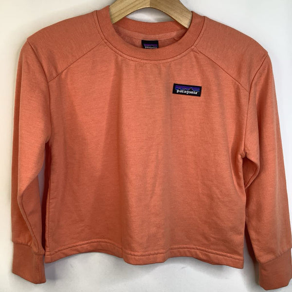 Size 7-8: Patagonia Orange Pullover Cropped Sweatshirt NEW w/ Tag
