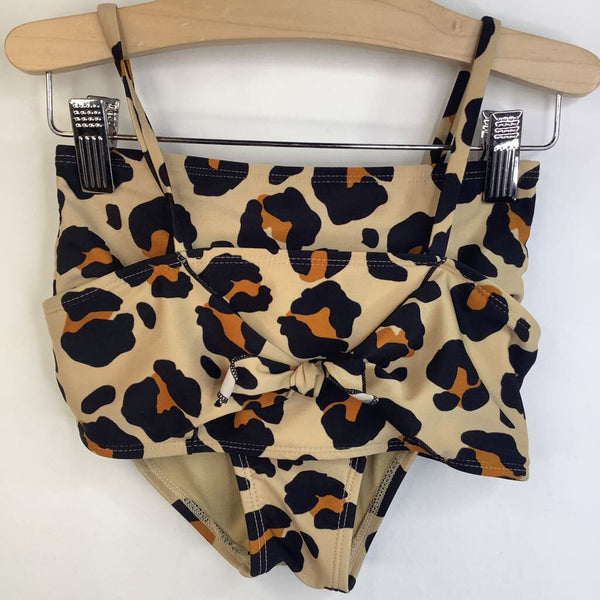 Size 6: Art Class Cheeta Prink Tank 2pc Swim Suit