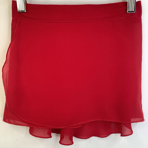 Size S: Mirella Red Dance Skirt