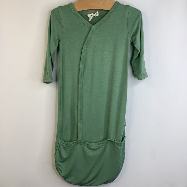Size 3-6m: Kyte Green Long Sleeve Nighty