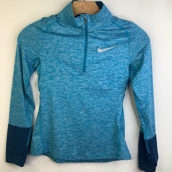 Size 8-9: Nike Heathered Teal Blue Long Sleeve T