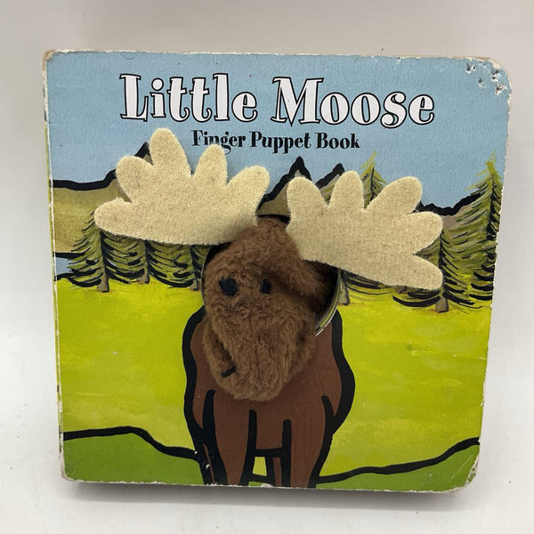 Little Moose Finger Puppet Book (boardbook)