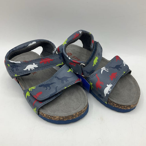 Size 6: Sprox Indigo Dino Velcro Sandals