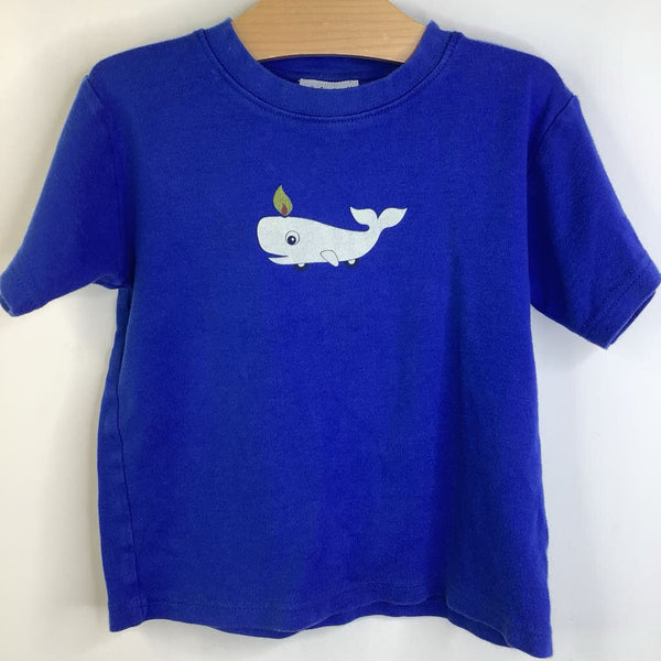 Size 6: Eclectikid Blue Whale T-Shirt