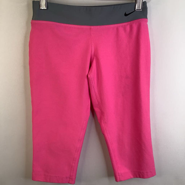 Size 8-9: Nike Dri-Fit Bright Pink Capri Leggings