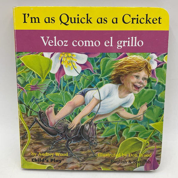 I'm as Quick as a Cricket / Veloz Como El Grillo (boardbook)