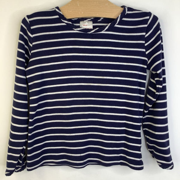 Size 4 (100): Hanan Andersson Navy Blue & White Striped Long Sleeve T