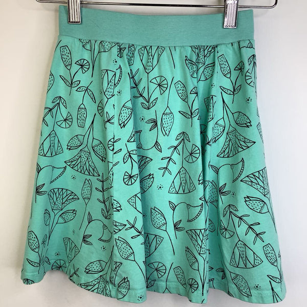 Size 8: Tea Collection Turquoise Floral Skort