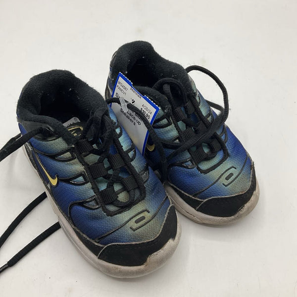 Size 5: Nike Blue & Black Lace-up Sneakers