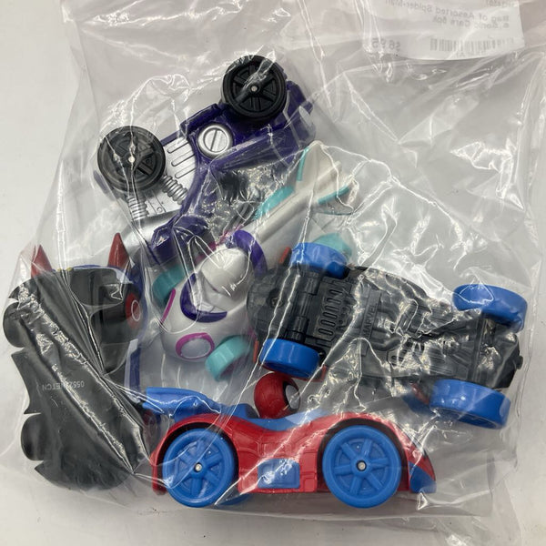 Bag of Assorted Spider-Man & Sonic Cars 5pk