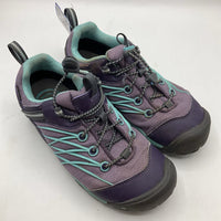 Size 3Y: Keen Lavender & Turquoise Toggle Sneakers