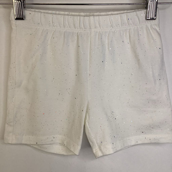 Size 8: Gap White Sparkly Cartwheel Shorts