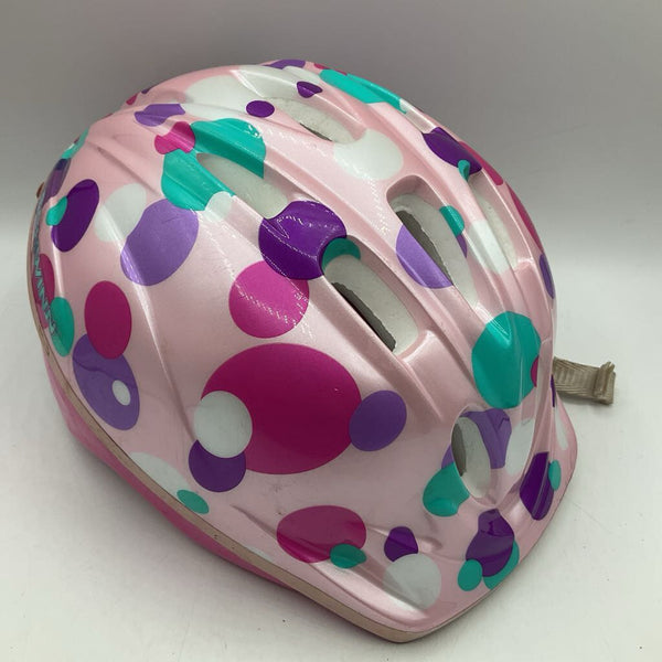 Schwinn Pink/Colorful Polka Dots Back Adjustable Helmet