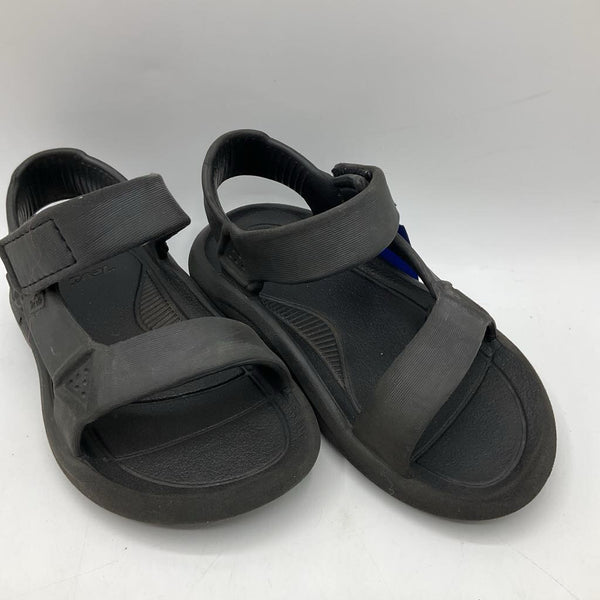 Size 11: Teva Black Velcro Strap Sandals