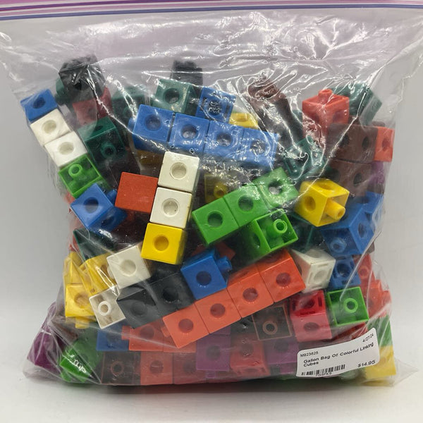 Gallon Bag Of Colorful Linking Cubes