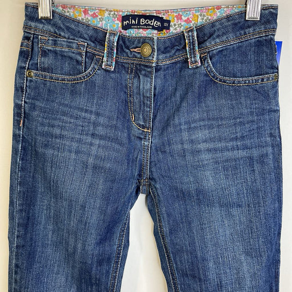 Size 10: Mini Boden Dark Blue Capri Jeans