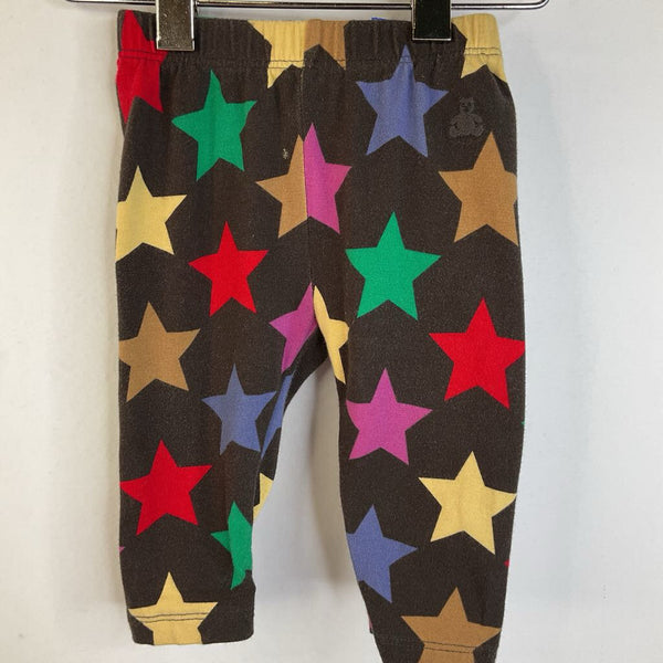 Size 0-3m: Gap Brown Colorful Stars Leggings
