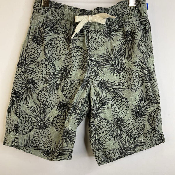 Size 6-7: Old Navy Green Pineapple Swim Trunks