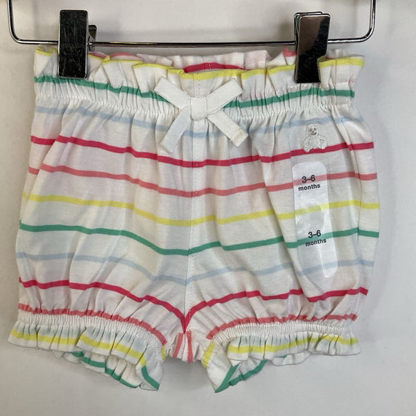 Size 3-6m: Gap White Colorful Stripes Bloomers NEW w/ Tag