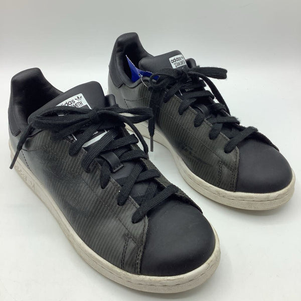 Size 3.5Y: Adidas Stan Smith Black Lace-up Sneakers