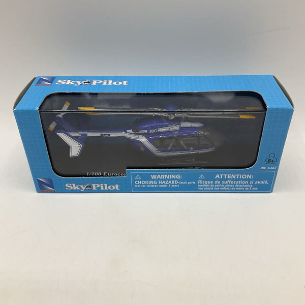 Sky Pilot Blue Helicopter-New