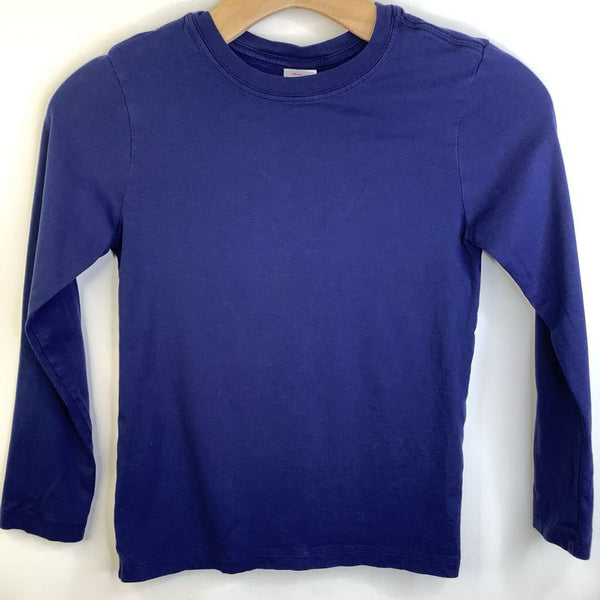 Size 8 (130): Hanna Anderson Navy Blue Long Sleeve T-Shirt