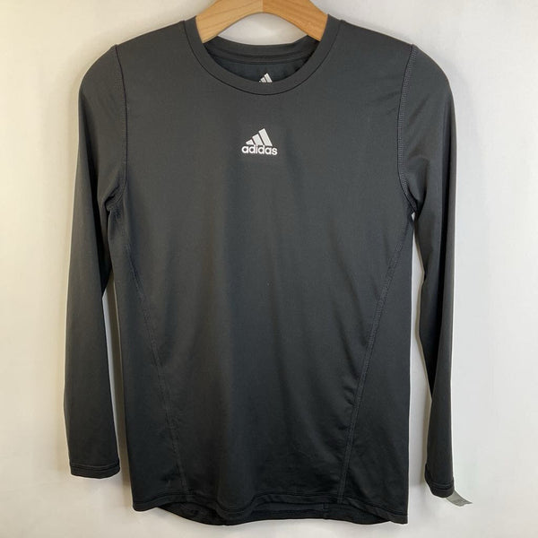 Size 14-16: Adidas Black Long Sleeve Athletic Shirt