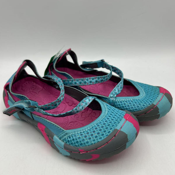 Size 11: Jambu Blue & Pink Velcro Water Shoes