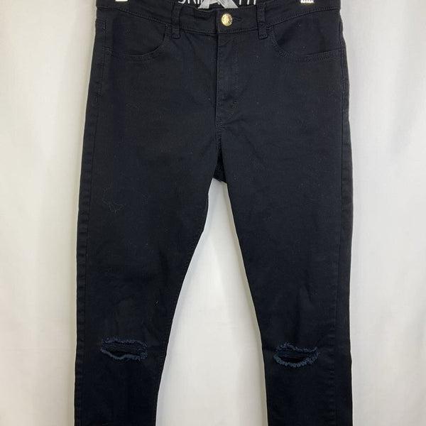 Size 14: H&M Black Distressed Jeans