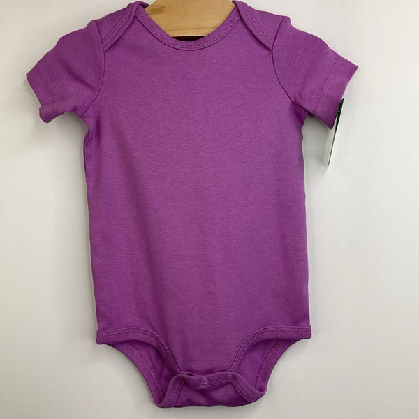 Size 3-6m: Primary Lilac Short Sleeve Onesie