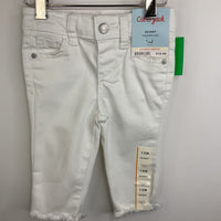 Size 12m: Cat & Jack White Jeans NEW w/ Tag