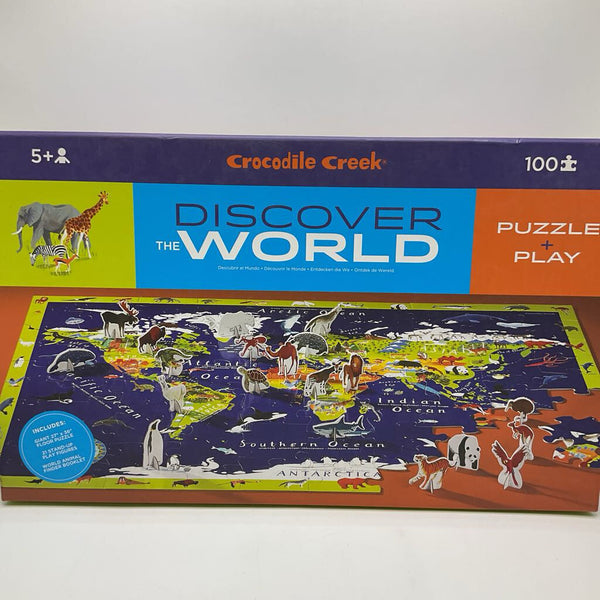 Crocodile Creek Discover The World 100pc Play Puzzle