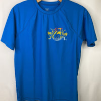 Size 14-16: Gap Blue Short Sleeve Swim Shirt