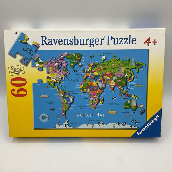 Ravensburger World Map 60pc Puzzle