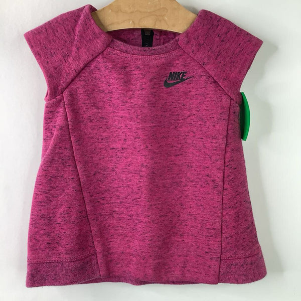 Size 12m: Nike Pink Heathered Short Sleeve Dress