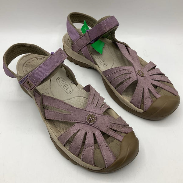 Size 7Y: Keen Lavender Velcro Sandals