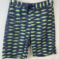 Size 14: Patagonia Blue Green Spots Swim Trunks