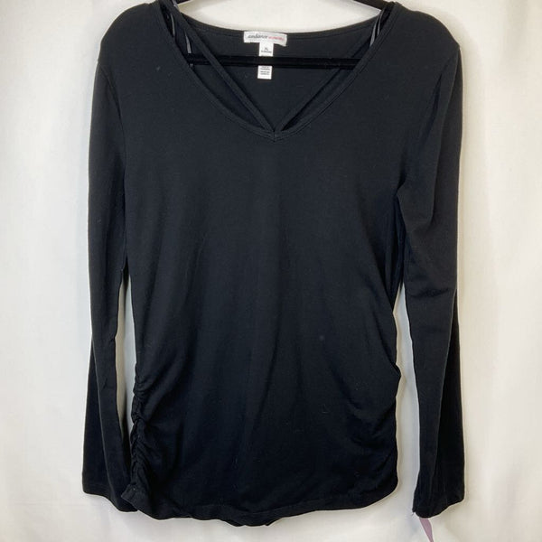 Size XL: Ambiance Black Long Sleeve T-Shirt