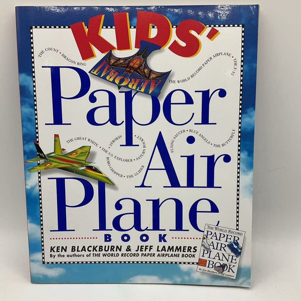 Kids' Paper Air Plane Book (paperback)