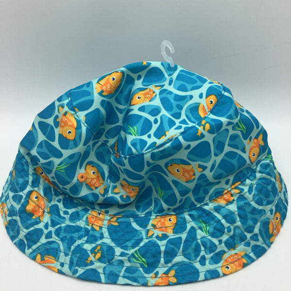 Size 2: UV Skinz Blue Orange Goldfish Sun Hat