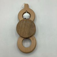 Wooden Bell Rattle