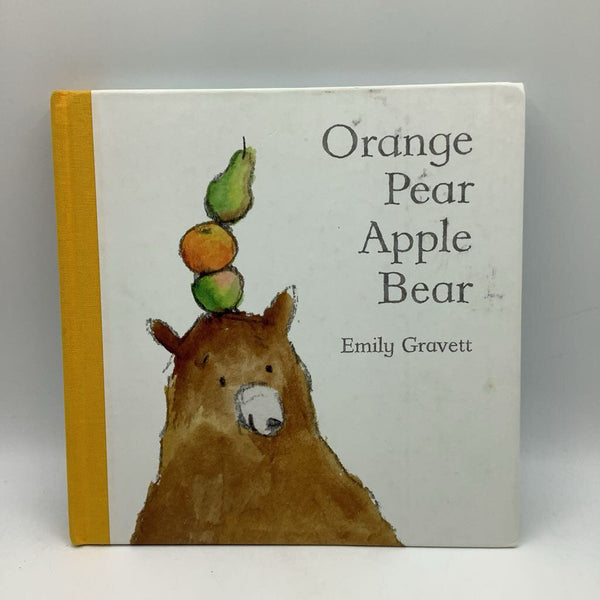 Orange Pear Apple Bear (hardcover)