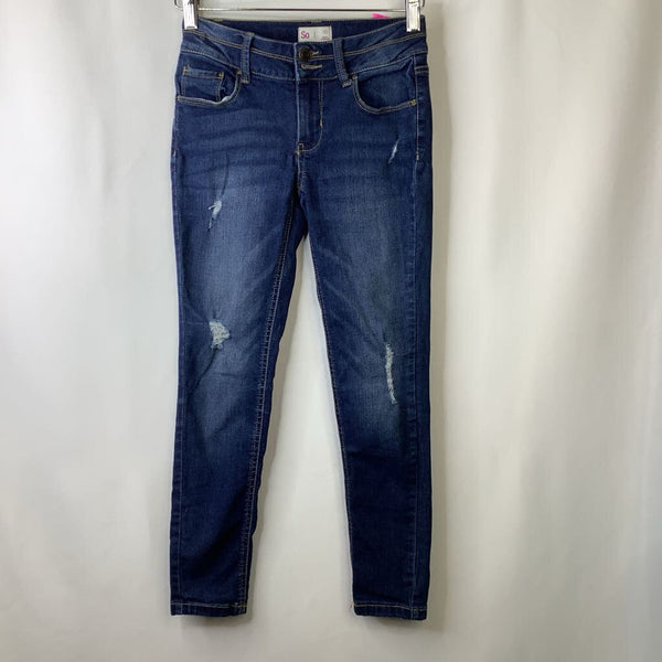 Size 10: SO Dark Blue Jeans