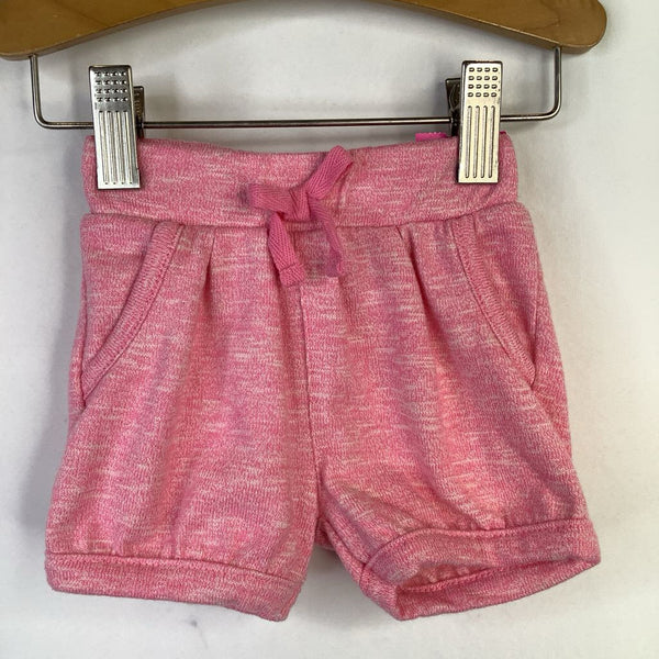 Size 0-3m: Rene Rafe Light Pink Heathered Comfy Shorts