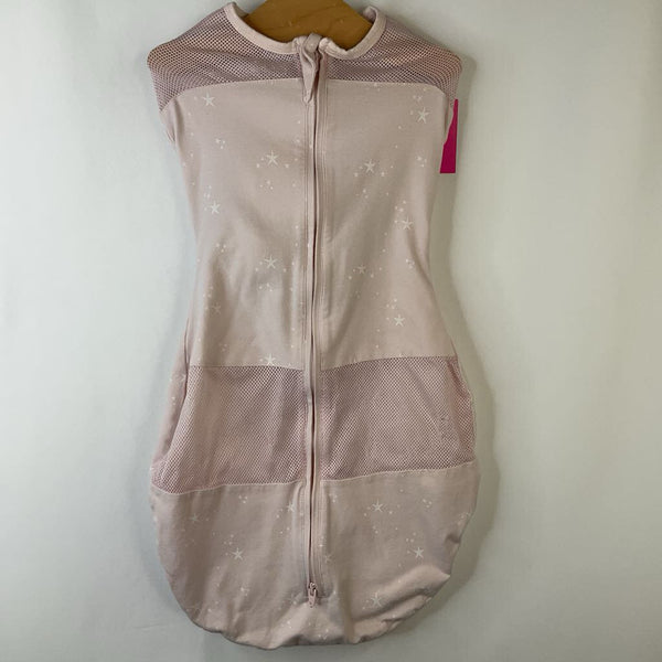 Size M: Happiest Baby Light Pink Swaddle Sleepsack