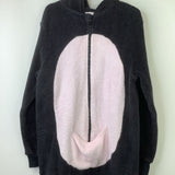 Size 8-10: H&M Black Cozy Kitty Zip-up Onesie Costume