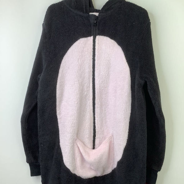 Size 8-10: H&M Black Cozy Kitty Zip-up Onesie Costume
